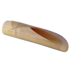 Bamboo tea scoop