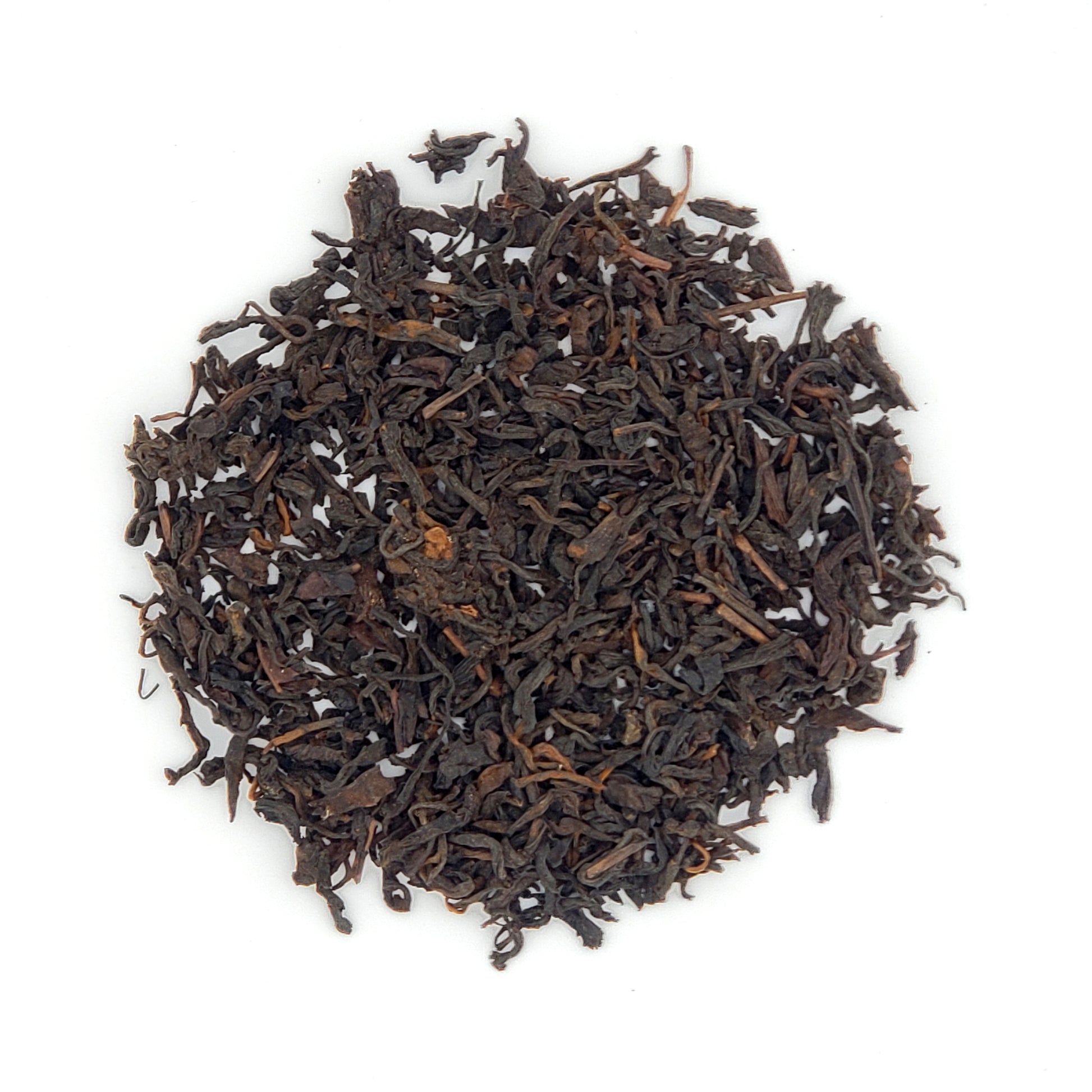 Close up of dry tea leaves